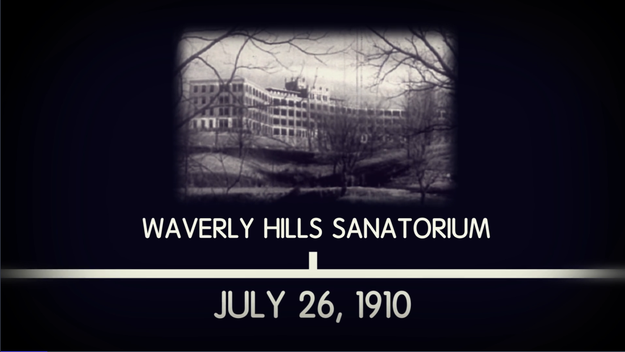 On July 26, 1910, the Waverly Hills Sanatorium opened its doors to treat patients of tuberculosis. However, to sustain the growing Tuberculosis epidemic, the facility had to increase in size 16 years later.