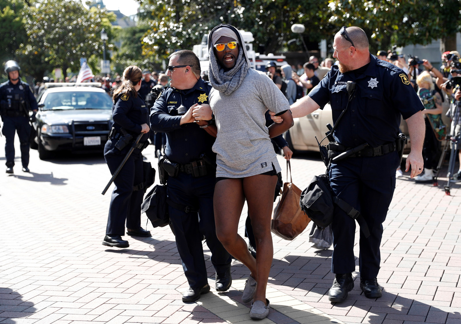 Several Protesters Arrested At Berkeley After Ann Coulter Cancels Speech 