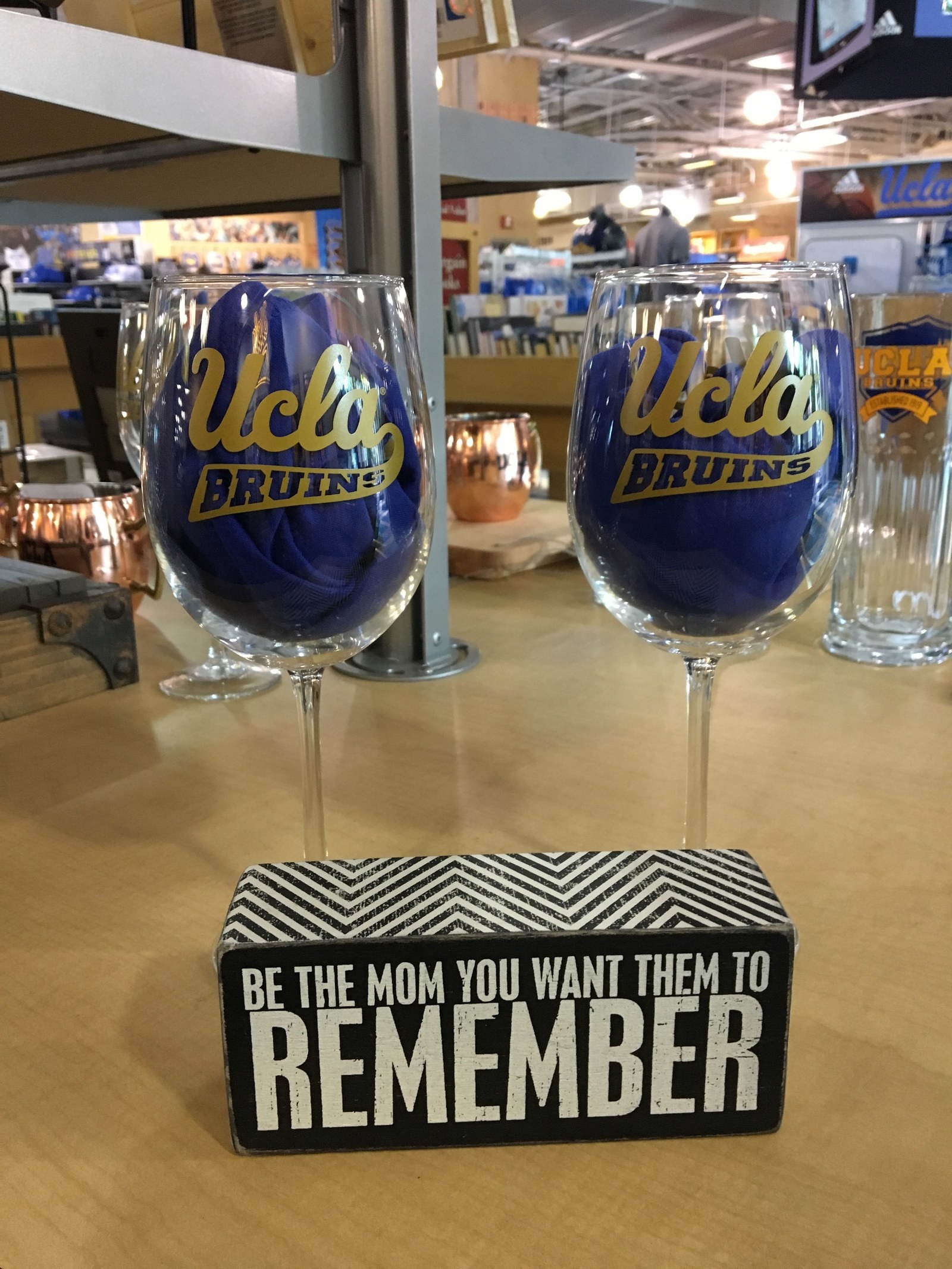 (Not the wine glasses)