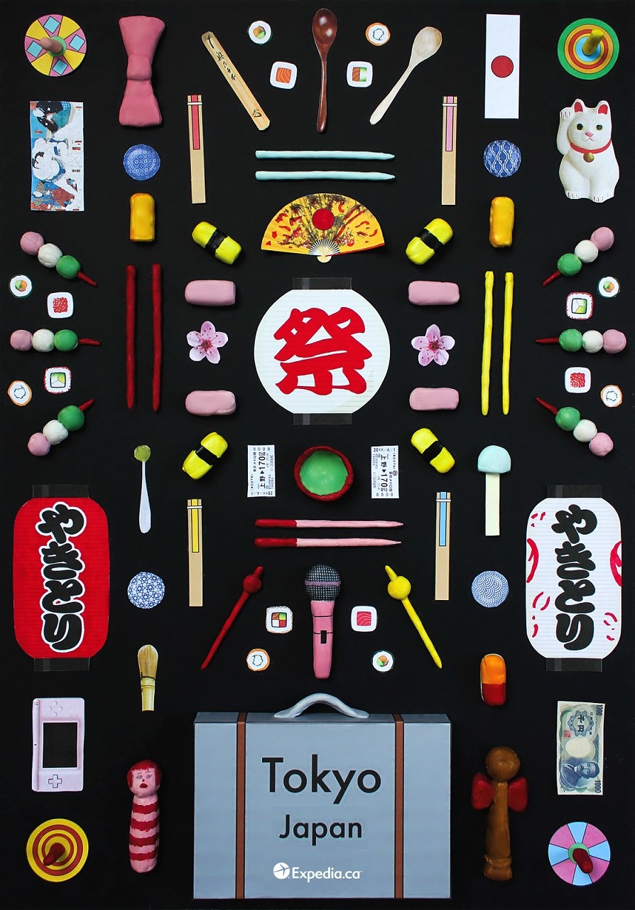 Tokyo depicted in 80 objects. Neat!