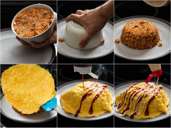 Omurice Jepang (Omelet Nasi Goreng)