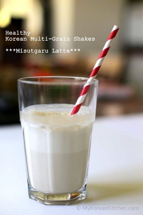 Korean Misugaru Latte