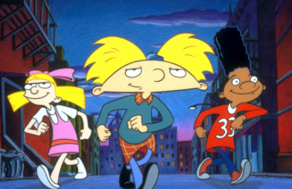 And as I was watching, I was like, "Wow, it's so cool and progressive that Arnold wears a skirt. Good for him."