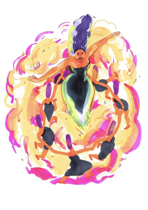 Soolanga told BuzzFeed that her art generally explores large intangible emotions, seen through the lives of beings who exist despite the odds being against them.