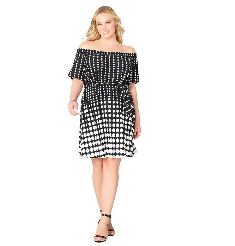 black and white polka dot dress amazon Kids Amy Polka Dot Dress main image 1