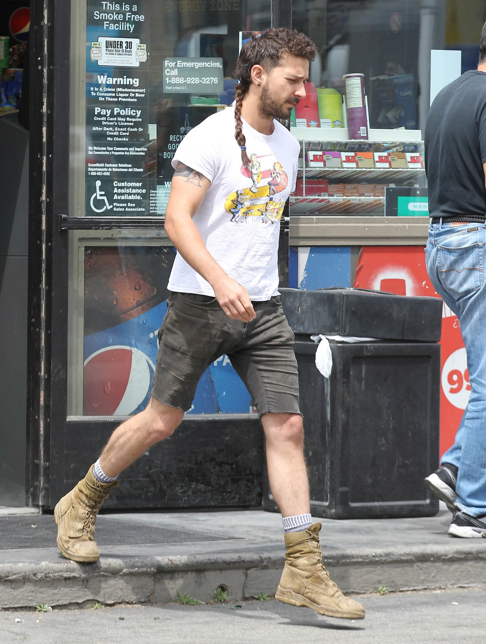 Shia labeouf combat boots sale