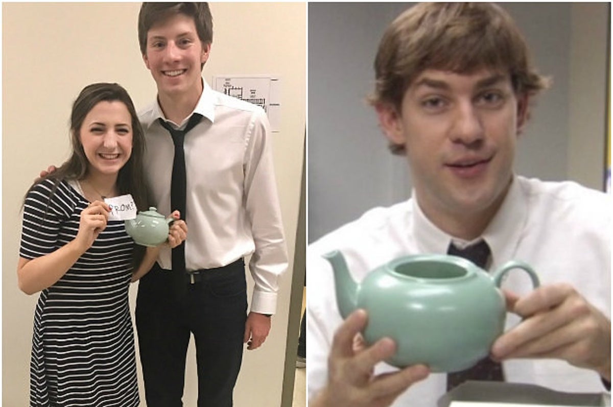 The office, Jim's Green Tea Pot to Pam- just the kettle Sticker