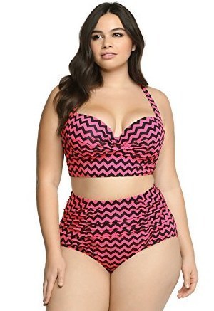 plus size high waisted bikini uk