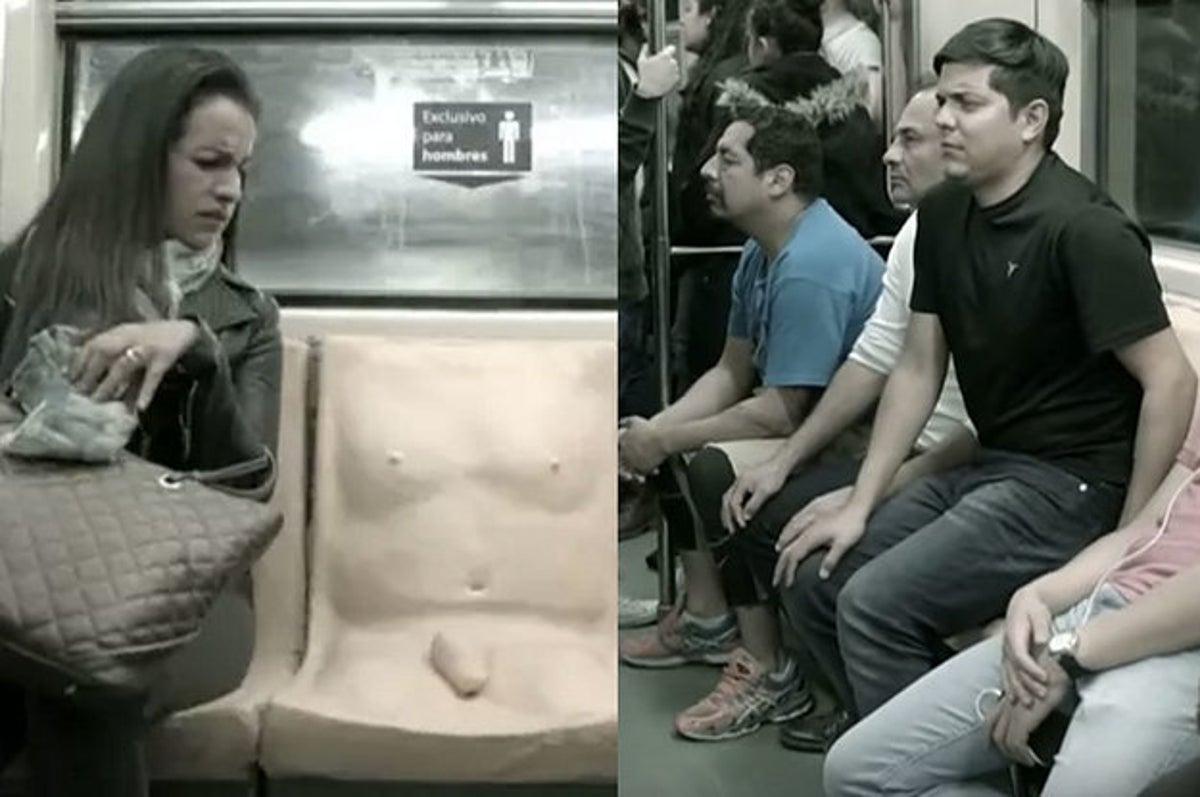 Ese video del asiento con pene en el Metro es parte de una iniciativa  contra el acoso en realidad