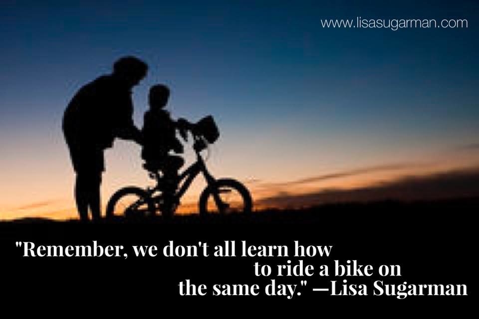 Growing up is hard. And we all do it at a very different pace. But we all get there.