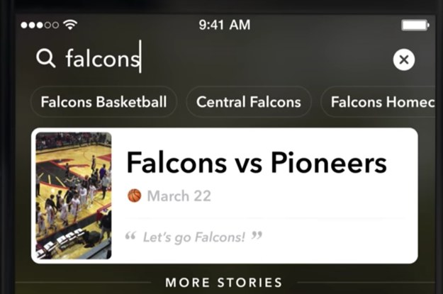 You Can Now Search Snap Stories For Stuff Like Basketball Games And Puppies