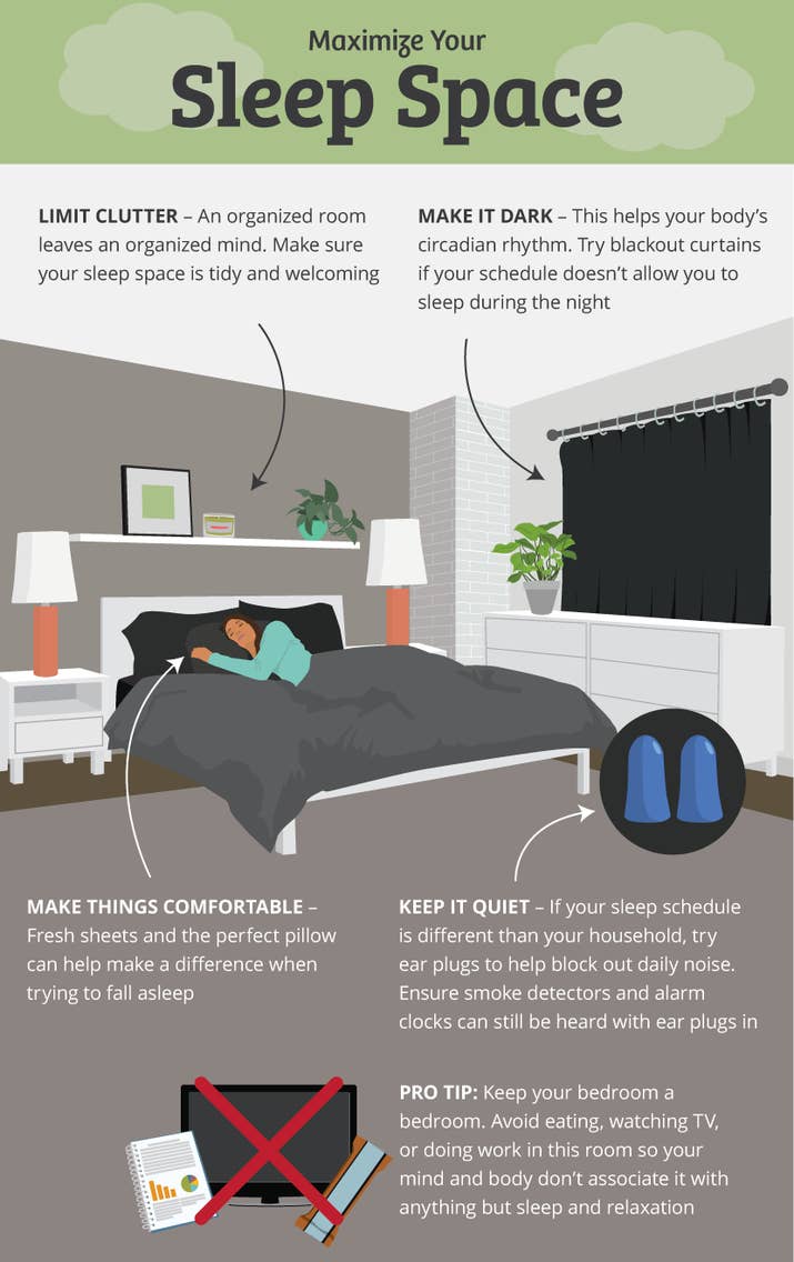 Sometimes a couple quick changes can make your bedroom feel way more sleep-ready.