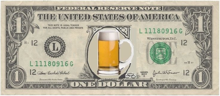 Most college towns have a drink special at least one day a week. If you're fortunate enough to go the University of Texas at Austin, we have a dollar drink special Monday-Friday. If you don't have any drink specials in your town, skip this one but know that I am truly sorry. Find those drink specials and get your buzz on! But don't do the most, you have a full week ahead of you. END OF DAY BALANCE: $16-17