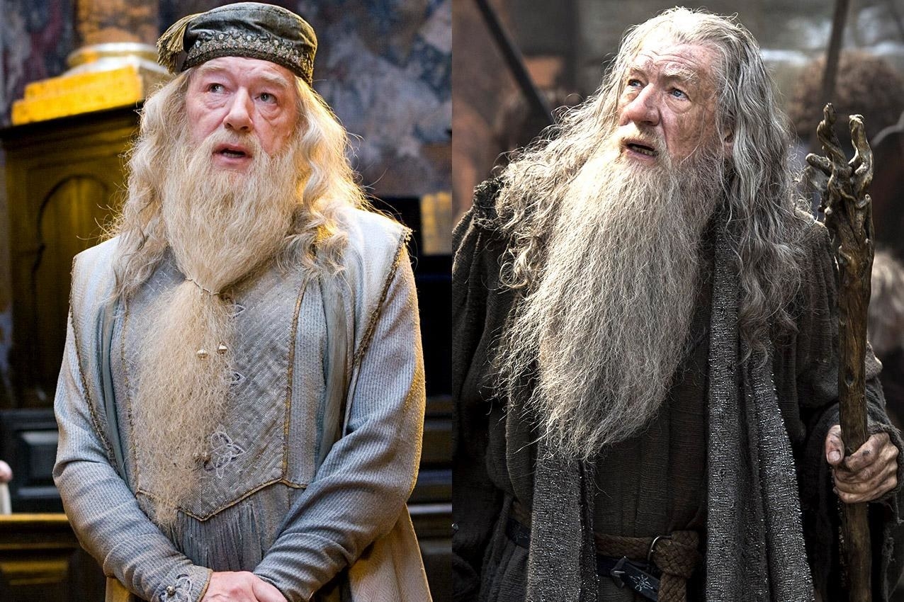 ian mckellen gandalf vs dumbledore