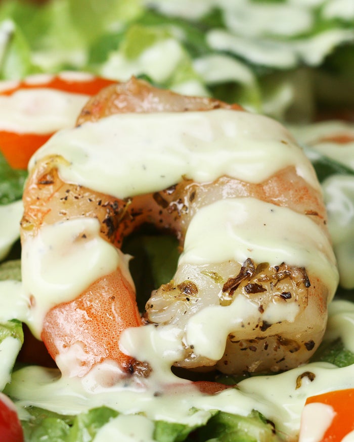 The Shrimp Salad With Avocado Dressing Is Great For Warmer Weather
