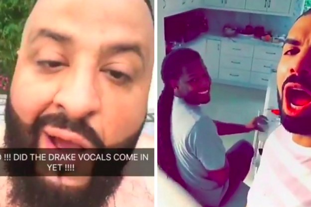 DJ Khaled Can't Stop Asking If The Drake Vocals Have Come In Yet