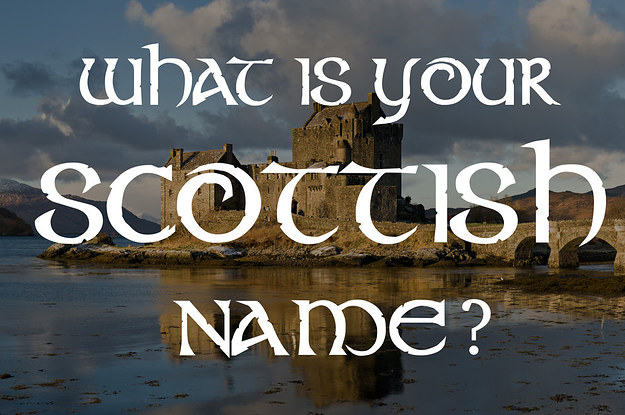 What Is Your Scottish Name?