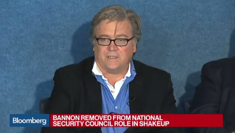 Nope. Instead, we're gonna talk about how Trump's White House Chief Strategist seems to like wearing TWO DAMN BUTTON DOWN SHIRTS at the same time.