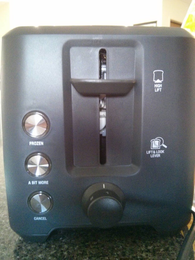 The toaster that has a 
