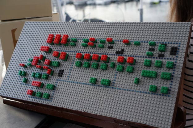 The restaurant that uses this simple but very effective Lego technique to keep track of their tables.