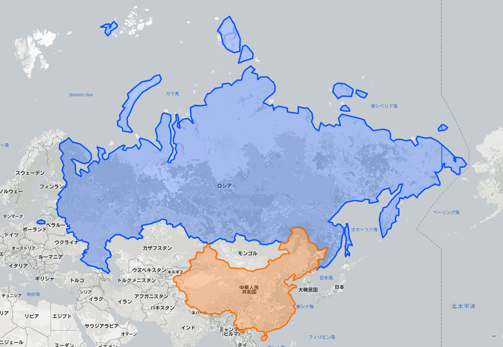 何 ロシア 面積 日本 倍 の 意外に大きい日本の国土