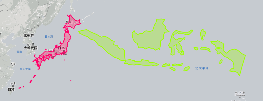今までずっと騙されてた 地図ではわからない 本当の国の大きさ