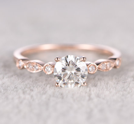 A gemstone bridal ring will seal the deal on any proposal.