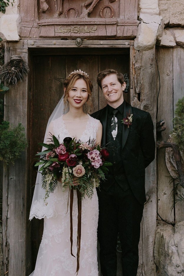 Cindy and Matt are just a couple of gorgeous newlyweds who happened to have maybe the most stunning Harry Potter-themed wedding ever.