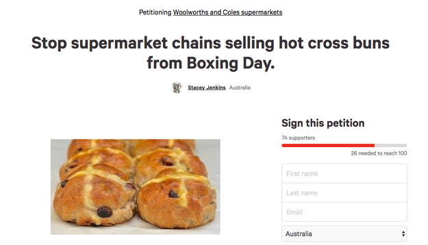 Like frankly I agree on the hot cross buns but what about holiday eggs??!