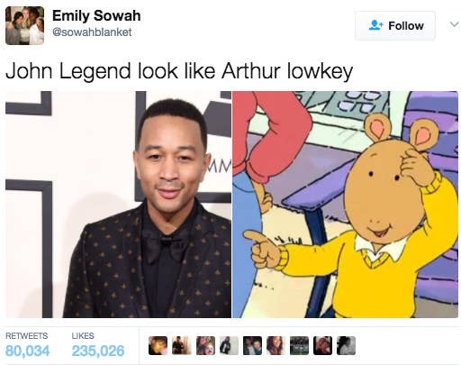 So The Basically Official Arthur Twitter Just Called Out John Legend