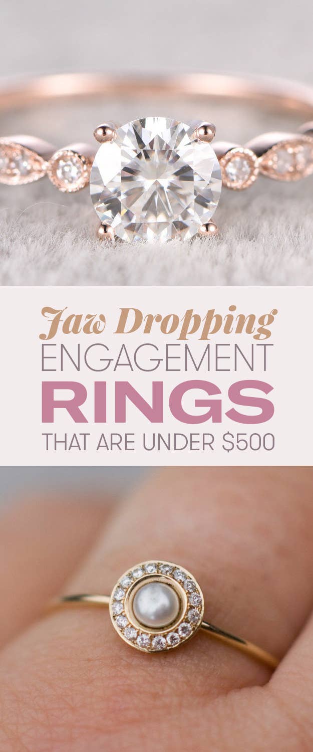18 Gorgeous Engagement Rings Under $500 That'll Make Your Jaw Drop