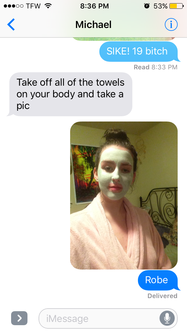 This Teen Was Asked By A Babe To Send A Nude And Her Response Was Perfect