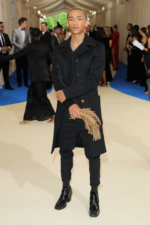 On Monday night Jaden Smith attended the 2017 Met Gala, which, cool.