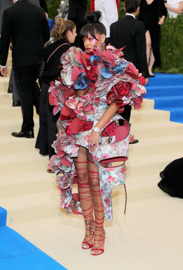 Rihanna Just Destroyed The Met Gala Red Carpet, So There You Go