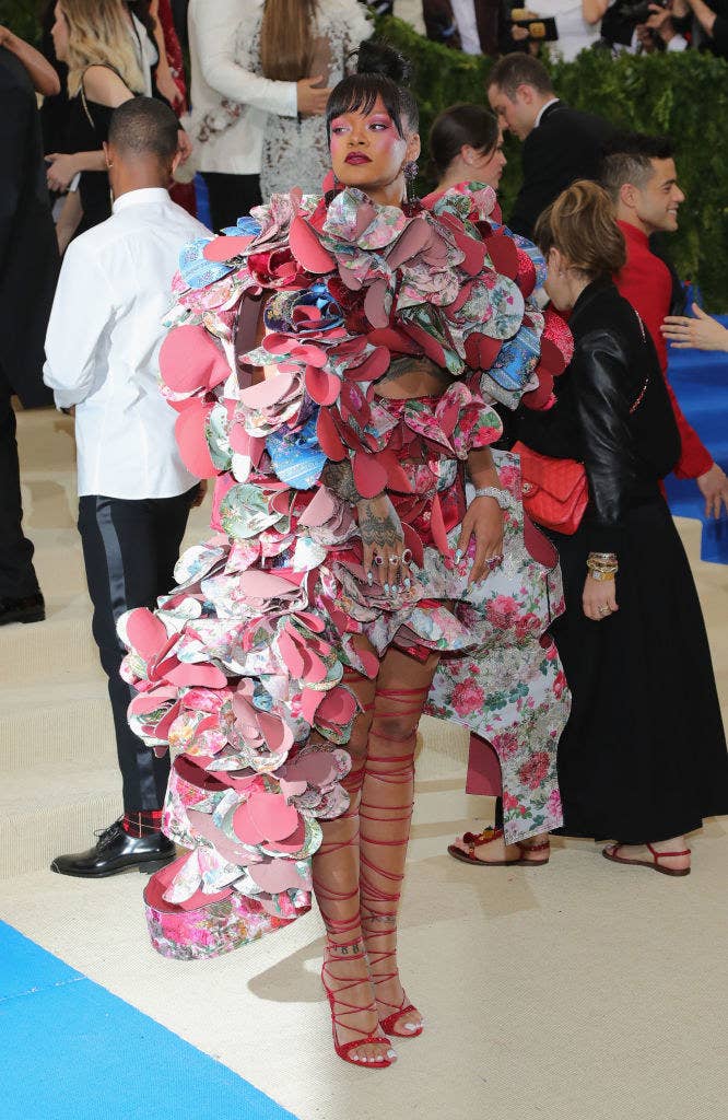 Rihanna Just Destroyed The Met Gala Red Carpet, So There You Go