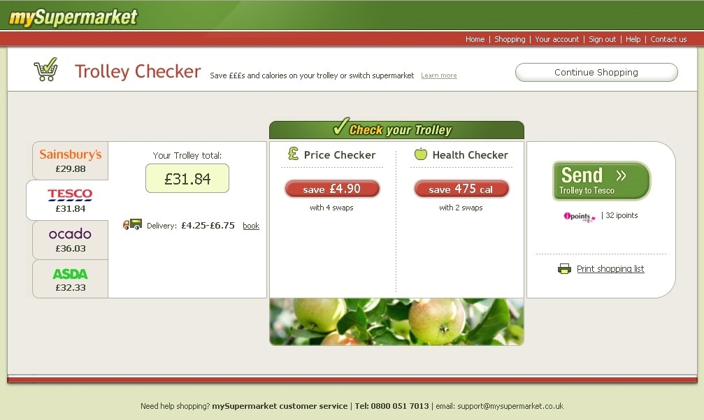 Everyone knows the three-for-two offers you get at most supermarkets and places like Superdrug and Boots. Sometimes these deals work out ok, but often they're a *psychological trick* to get you to buy more than you normally would. Instead of getting sucked into deals or taking your supermarket's word on their discount, use an online price checker like MySupermarket to make sure you're paying the lowest price on your items. It's especially great if you like to do your weekly shop online.And if you really love a bargain, check out Approved Food – it has the biggest selection of the UK's clearance food and drink.
