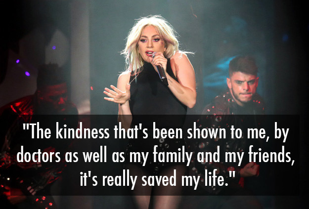 Lady Gaga has openly discussed her battle with post-traumatic stress disorder after being raped at the age of 19.