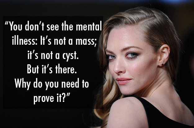 Amanda Seyfried has opened up about her OCD and learning to manage it over time.