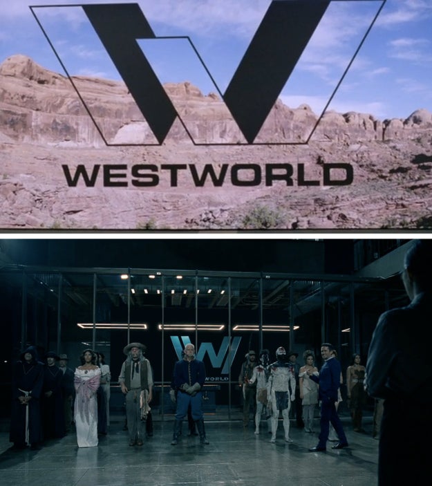 The old Westworld logo seen when William first arrived should've indicated that his scenes were taking place in the past, as there's a new logo shown in the other, present day scenes.