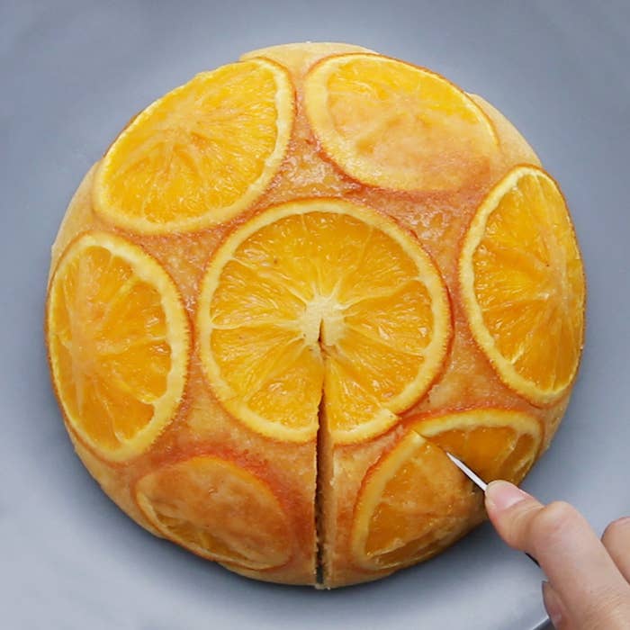 炊飯器で簡単 オレンジチーズケーキ