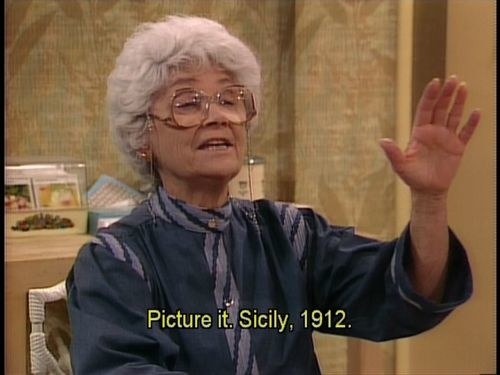 Picture it, 2017, I'm watching The Golden Girls as usual.