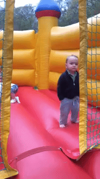 This 2-Year-Old In A Bounce House Is More Badass Than You'll Ever Be