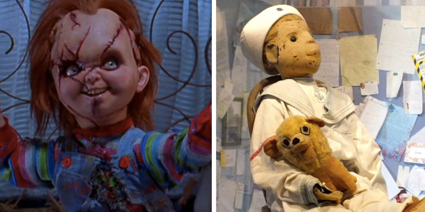 Chucky está inspirado en un juguete real: Robert el Muñeco. A principios de la década de 1900, un niño de Florida recibió a Robert como regalo, y pronto se dio cuenta de que se trataba de un muñeco vudú de tamaño real. Pero a diferencia de Chucky, este no estaba poseído por el espíritu de un asesino en serie. Hoy en día, Robert permanece sentado dentro de vitrina, pero si lo molestas, prepárate a sentir su ira.—kararooney12