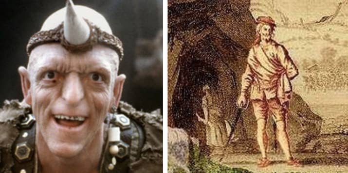 La extraña película sobre caníbales que viven en las colinas de Nevada está basada en el clan de Sawney Bean, un verdadero grupo de caníbales que vivieron en una cueva en Escocia durante el siglo XVI. Ellos asaltaban y devoraban a los aldeanos, y llegaron a asesinar a más de mil personas. —caitlinm18