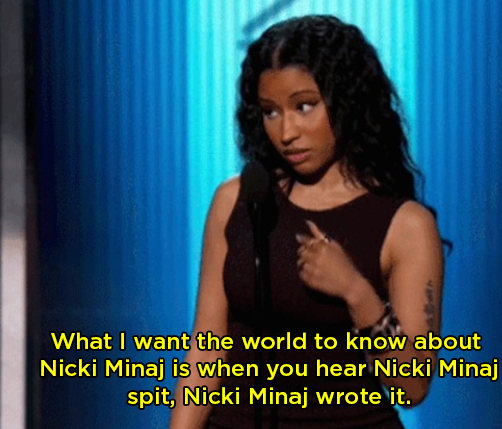 When Nicki Minaj shaded Iggy during the BET Awards for allegedly using a ghostwriter: