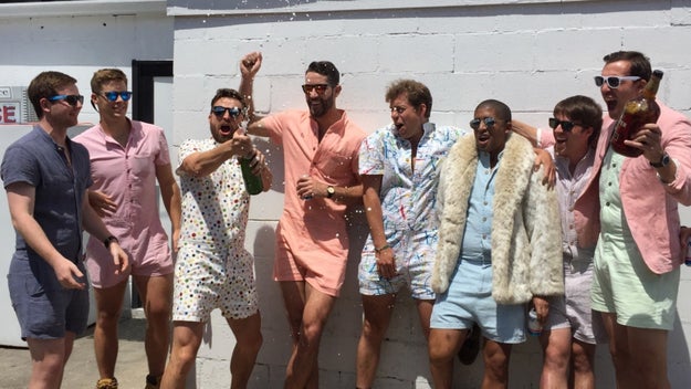 Oh, and because 2017 is wild: MAN ROMPERS.