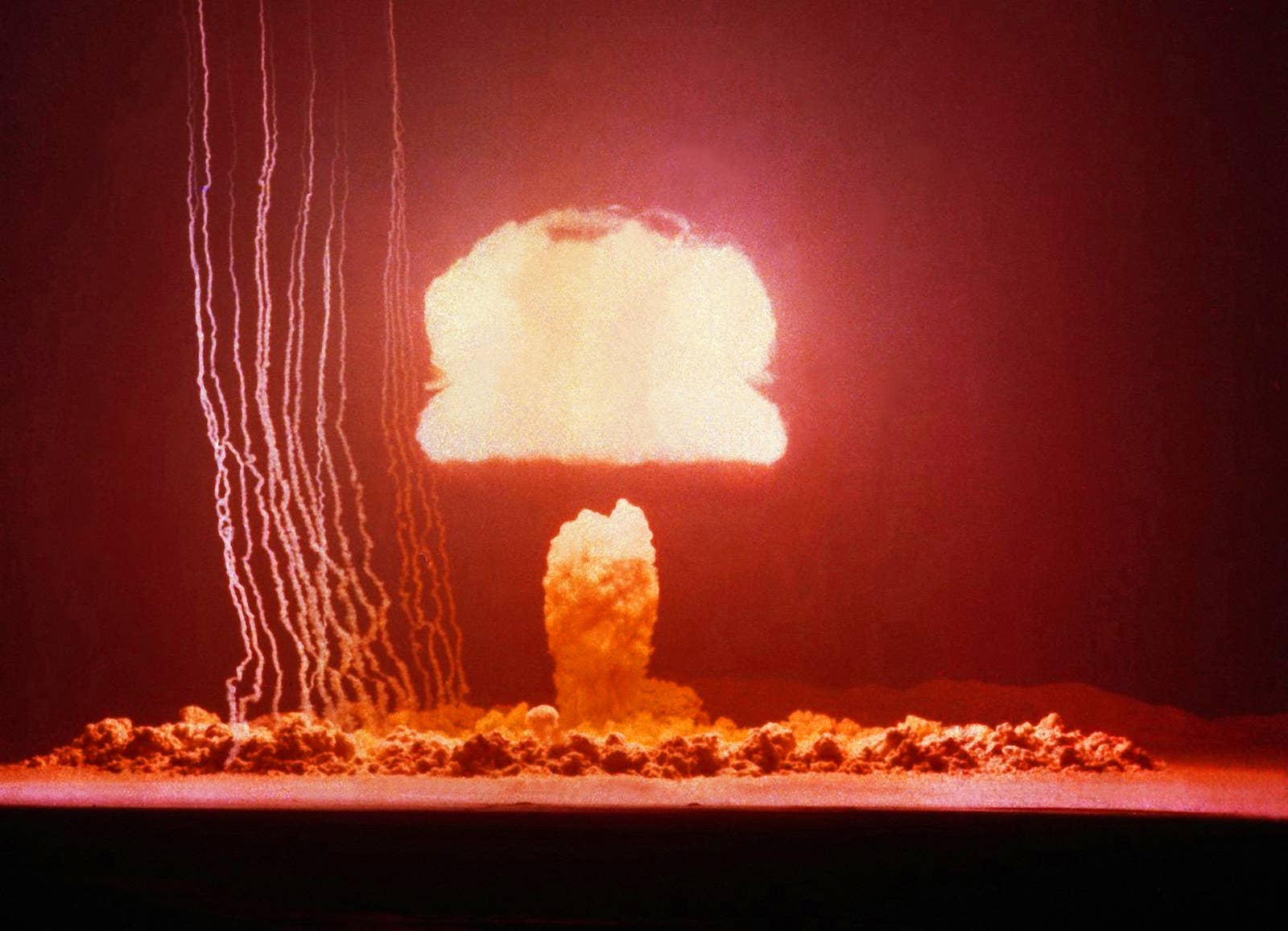 An atomic test during Operation Upshot–Knothole.