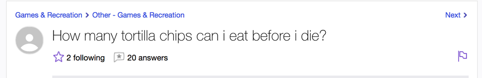 YAHOO QUESTIONS R PONSES visual data 8