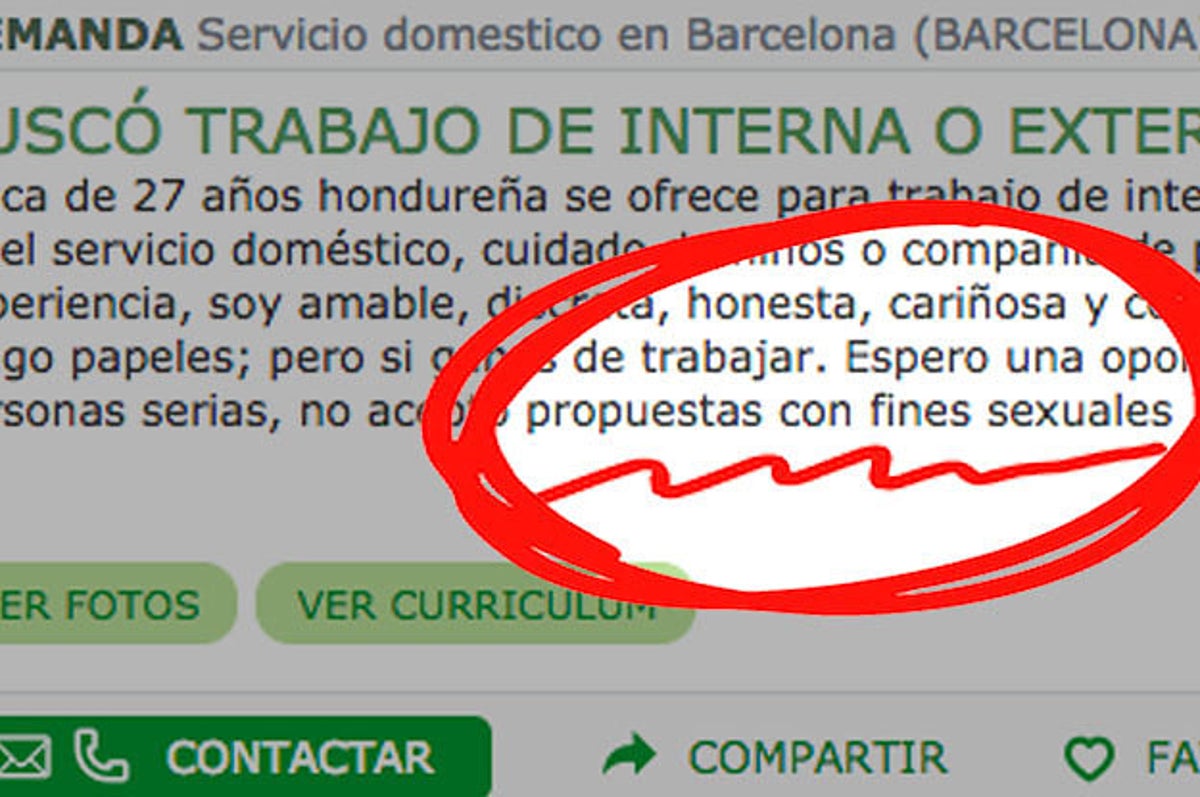 construir Ambiente lo mismo Desalentar Fraude Rechazar empleo servicio domestico barcelona -  cartovision.es