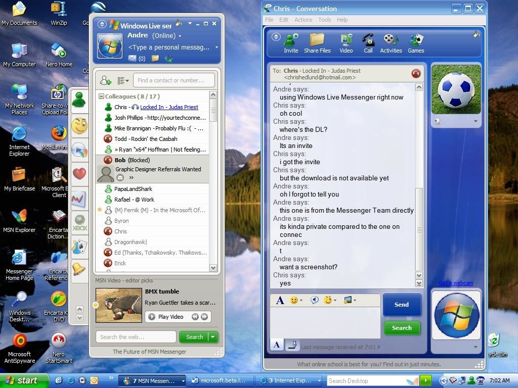 icq messenger wont leave fullscreen